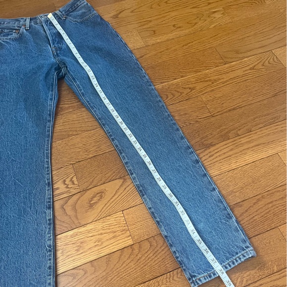 Levi’s 501 Button Fly Straight Leg Jeans - Picture 9 of 12